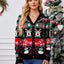 Veste de Noël décontractée à manches longues pour femmes