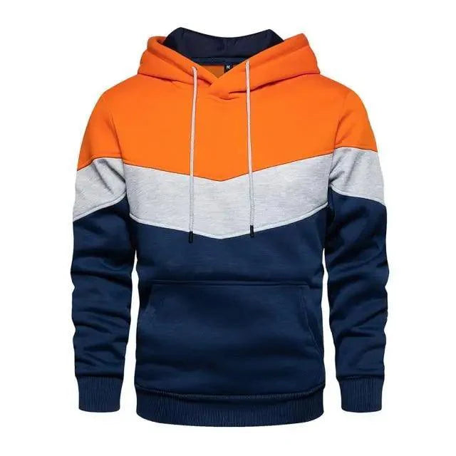 Stylish Autumn Hoodie for Men - Thick Pullover Streetwear - Korvel