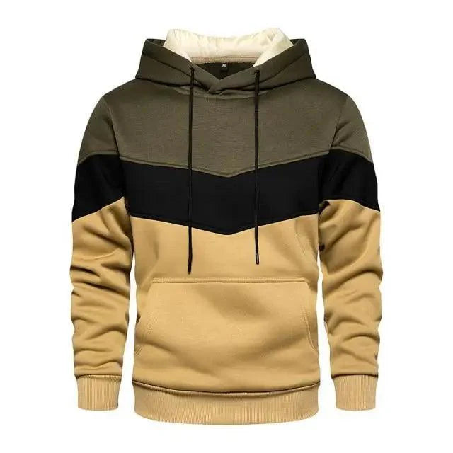 Stylish Autumn Hoodie for Men - Thick Pullover Streetwear - Korvel