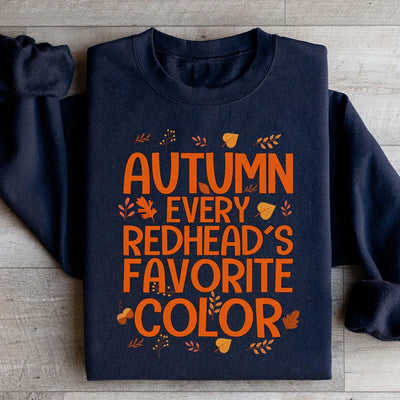 Automne : La couleur préférée de chaque rousse Sweatshirt