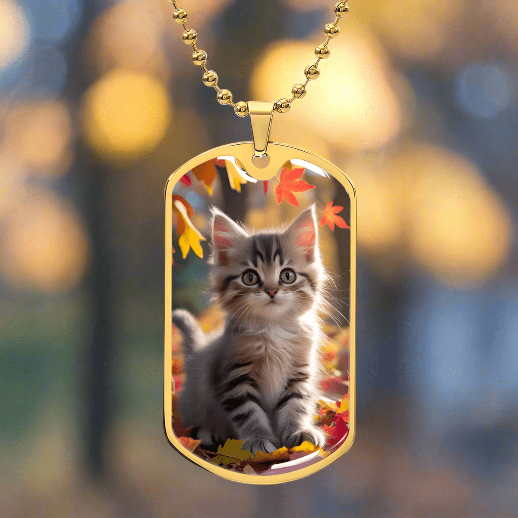 Collar de Gatito de Otoño para Amantes de los Gatos
