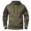 Hoodie en polaire camouflage militaire pour hommes