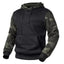 Hoodie en polaire camouflage militaire pour hommes