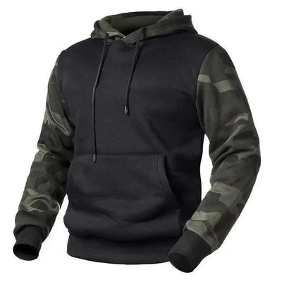 Sudadera de Forro Polar de Camuflaje Militar para Hombre