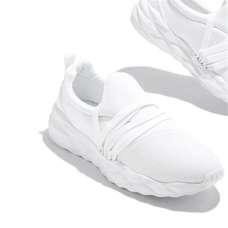 Stylish Autumn Sneakers for Women - Breathable Lace-Up Sport Shoes - Korvel