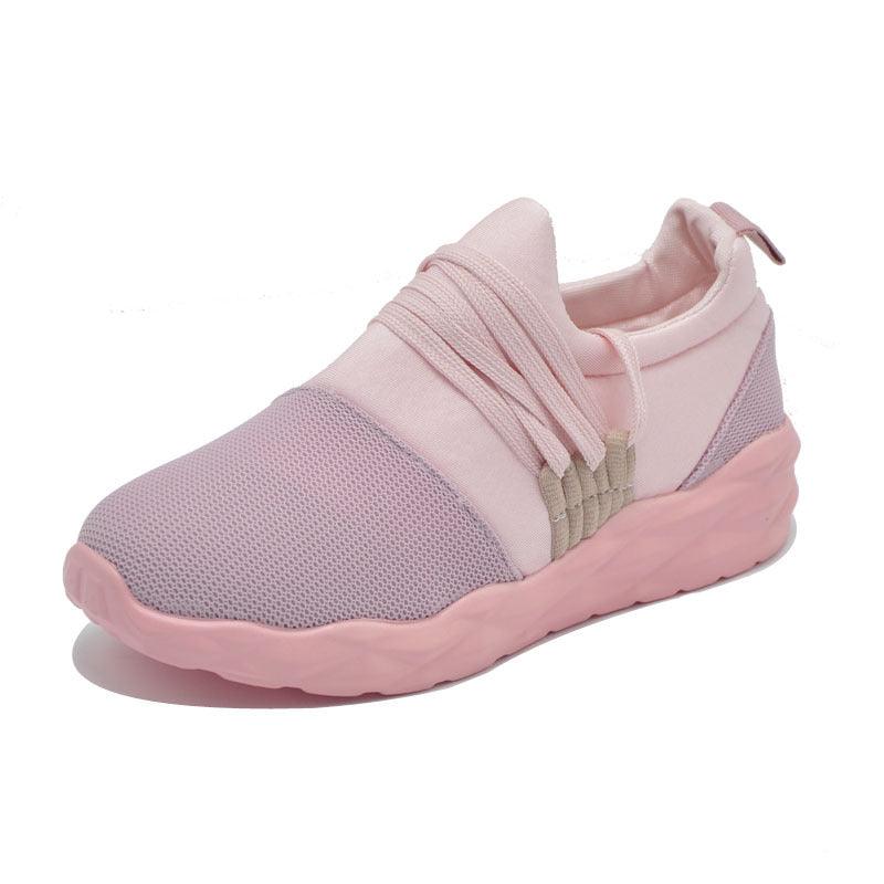 Stylish Autumn Sneakers for Women - Breathable Lace-Up Sport Shoes - Korvel