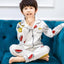 Conjunto de Pijamas de Seda para Niños - Ropa de Dormir Otoño Invierno