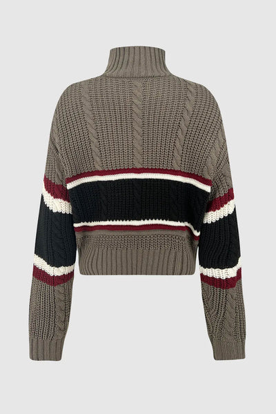 Autumn/Winter Retro Casual Half Zipper Sweater - Korvel
