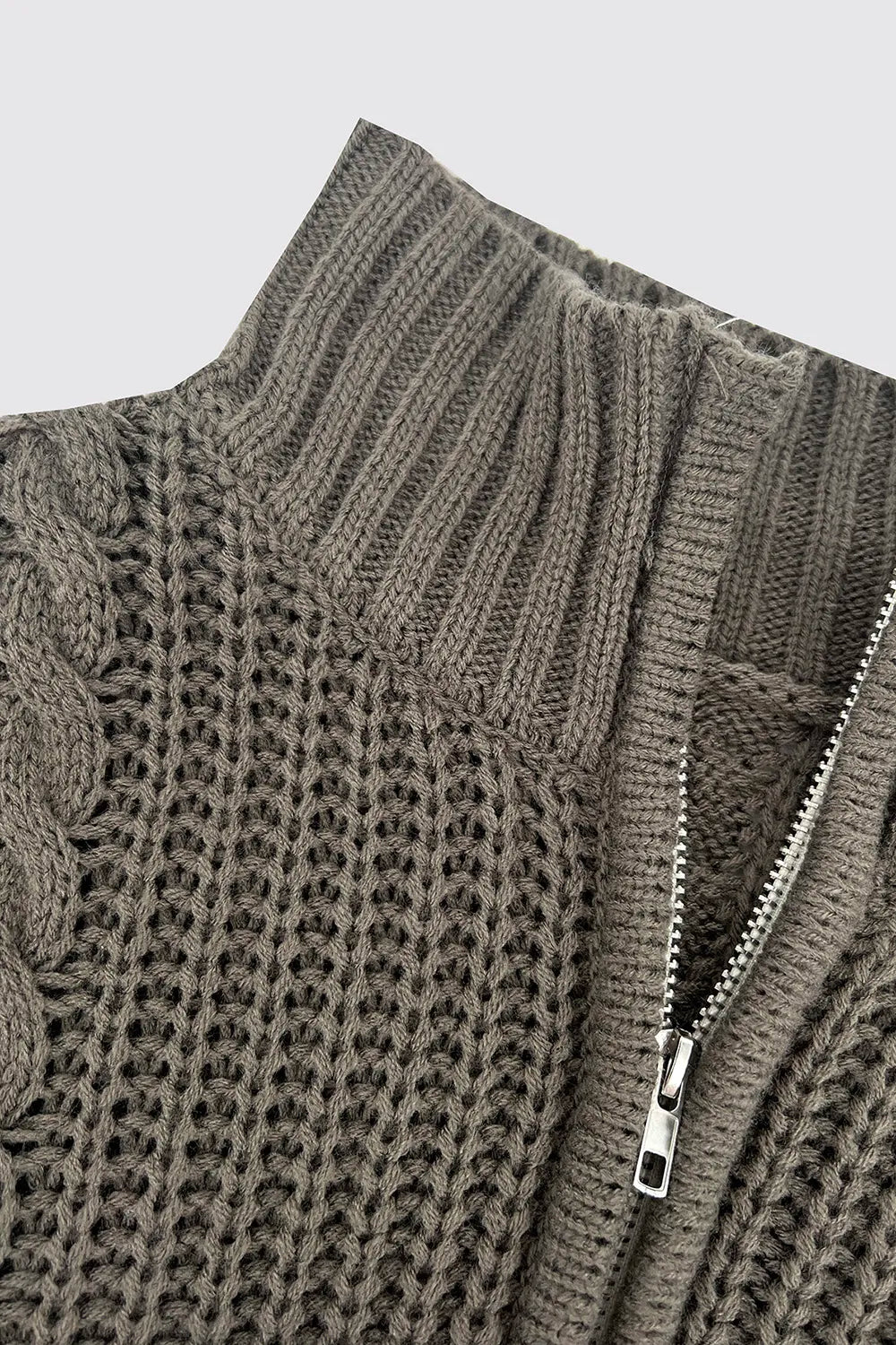 Autumn/Winter Retro Casual Half Zipper Sweater - Korvel