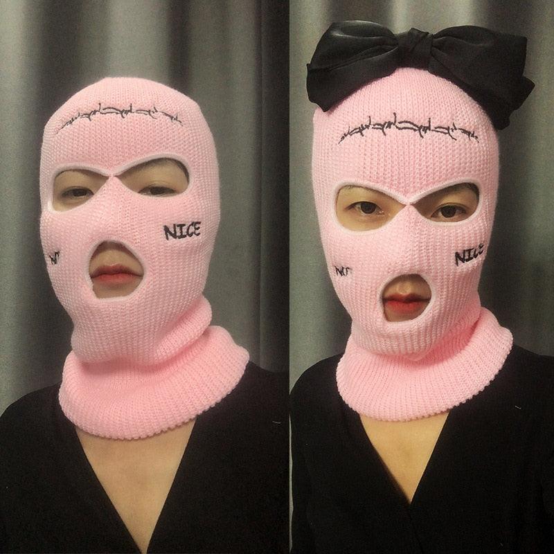 Premium 3-Hole Knit Balaclava for Outdoor Activities
