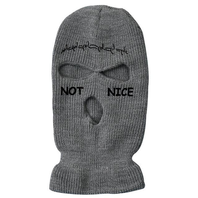 Premium 3-Hole Knit Balaclava for Outdoor Activities
