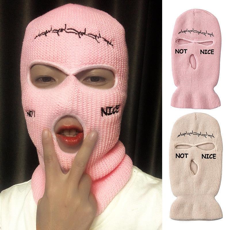 Premium 3-Hole Knit Balaclava for Outdoor Activities