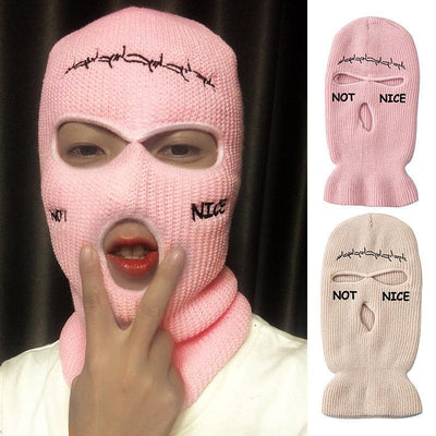 Premium 3-Hole Knit Balaclava for Outdoor Activities