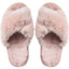 Pantuflas de lujo de invierno con piel