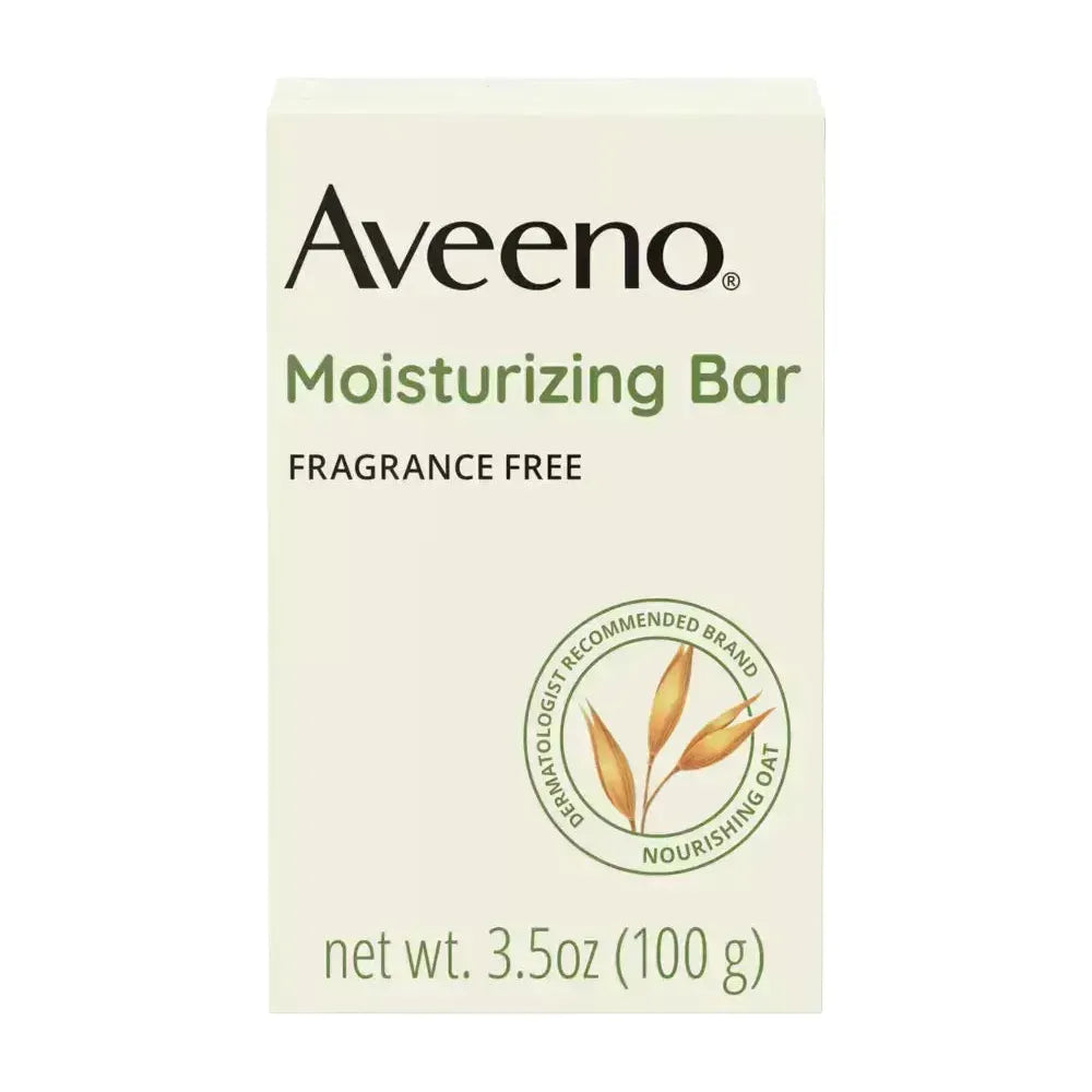 Aveeno Active Naturals Fragrance-Free Moisturizing Bar 3.5 oz
