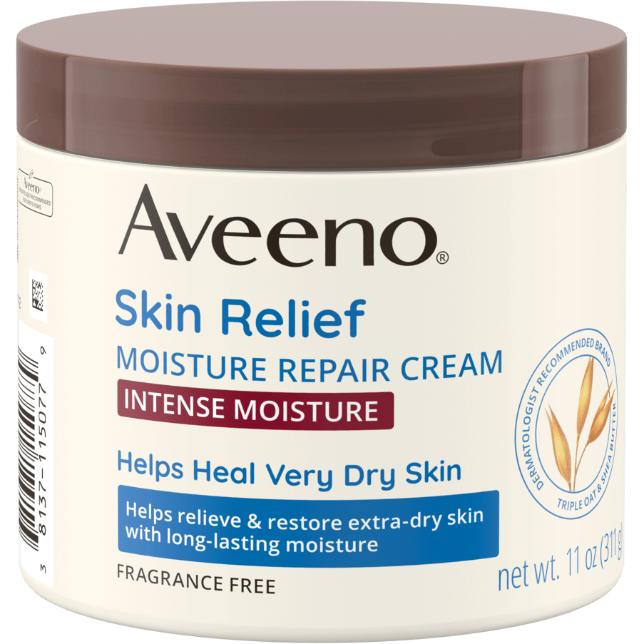 Crème de réparation hydratante Aveeno Active Naturals Skin Relief, 11 oz