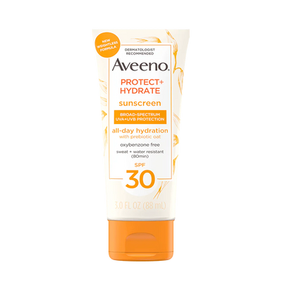 Aveeno Protect + Hydrate Sunscreen Broad Spectrum Body Lotion SPF 30