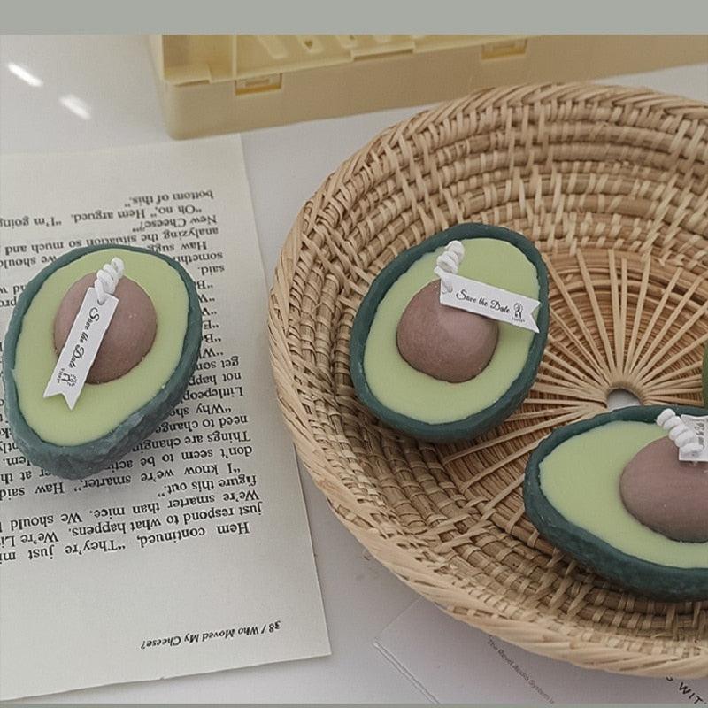 Vela Aromática de Aguacate - Cera de Parafina Premium para Decoración del Hogar