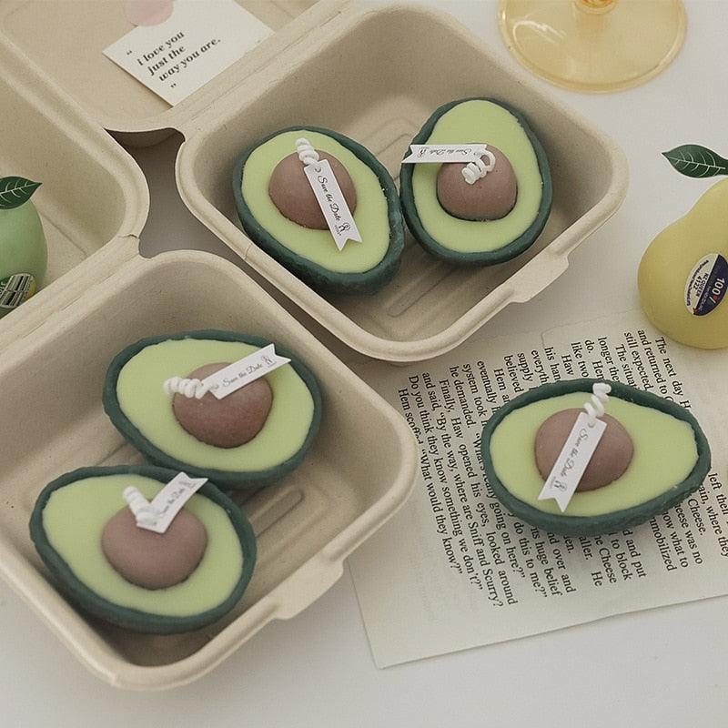 Vela Aromática de Aguacate - Cera de Parafina Premium para Decoración del Hogar
