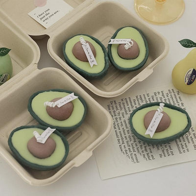 Bougie Parfumée à l'Avocat - Cire de Paraffine Premium pour Décoration Intérieure