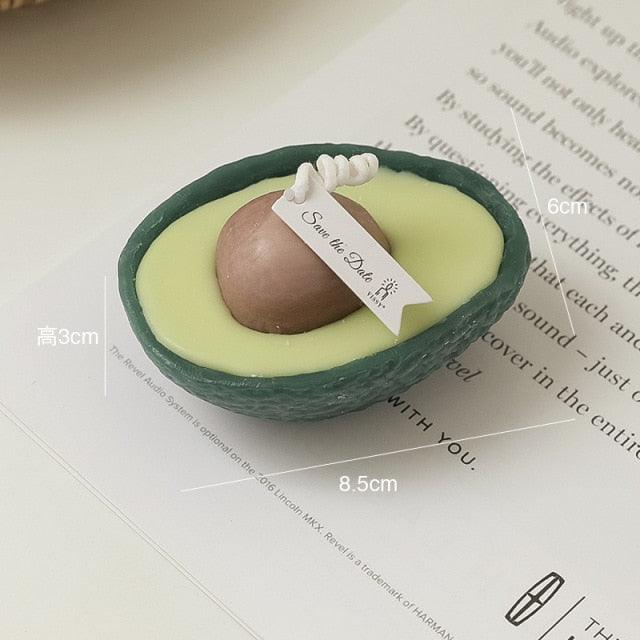 Vela Aromática de Aguacate - Cera de Parafina Premium para Decoración del Hogar