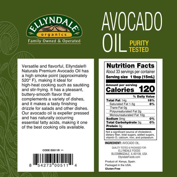 Aceite de Cocina de Aguacate Premium