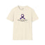 T-shirt unisexe avec ruban de sensibilisation à l'épilepsie