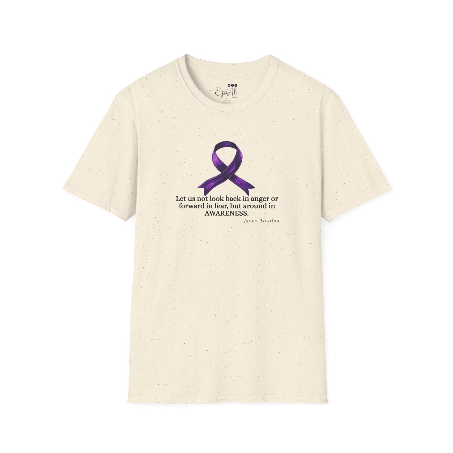 T-shirt unisexe avec ruban de sensibilisation à l'épilepsie