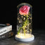 Enchanted Glass Rose Decoration for Home Decor