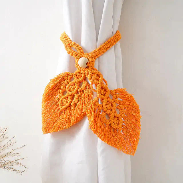 Cordon de rideau en macramé pour une décoration intérieure élégante