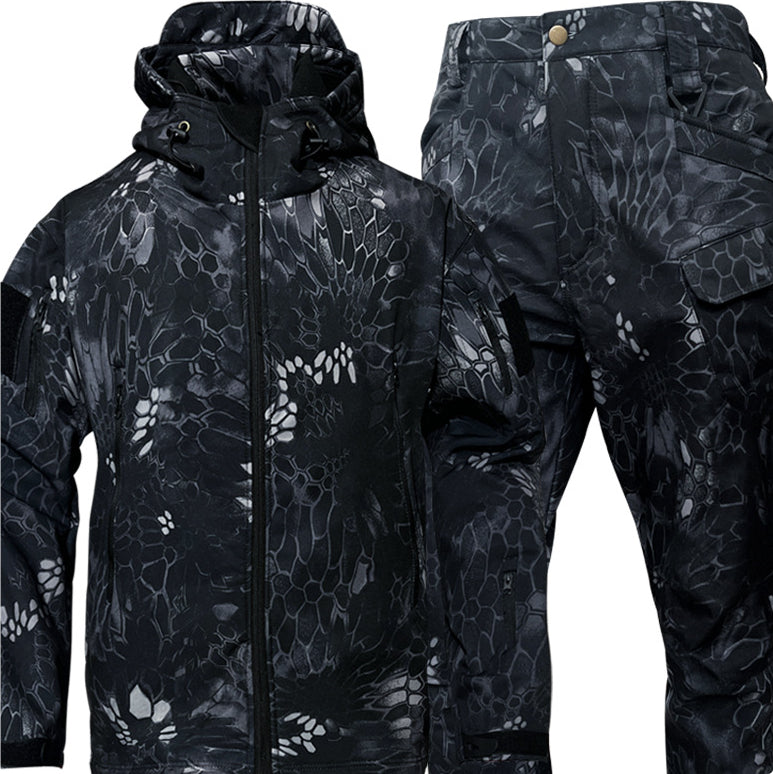 Chaqueta deportiva de concha suave de piel de tiburón para hombre