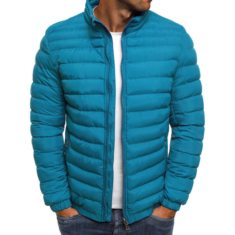 Veste en duvet en coton pour hommes pour l'automne et l'hiver