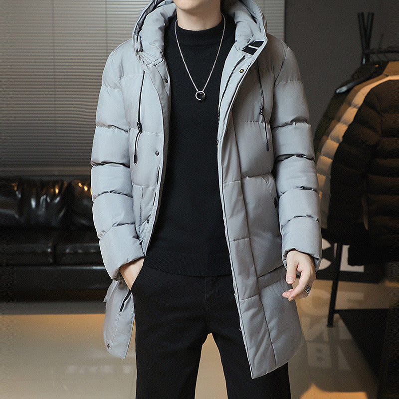 Men's Plus Size Winter Hooded Parka
