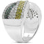 1.44 Carat Multi Diamond Sterling Silver Engagement Ring