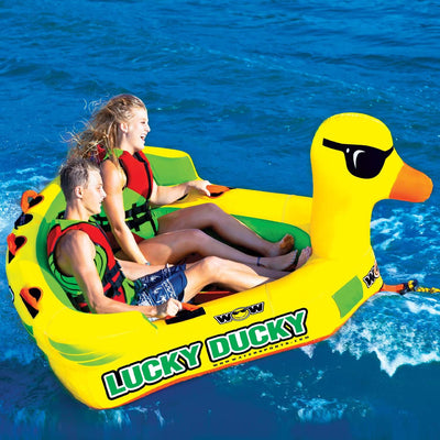 WOW Sports Lucky Ducky 2P Towable - Fun for the Whole Family