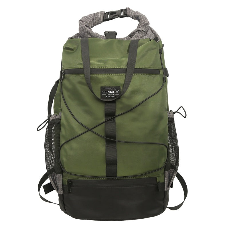 Fashion Personality Nylon Backpack - Large Capacity for Everyday Use