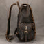 Large Capacity Crazy Horse Leather Backpack for Travel