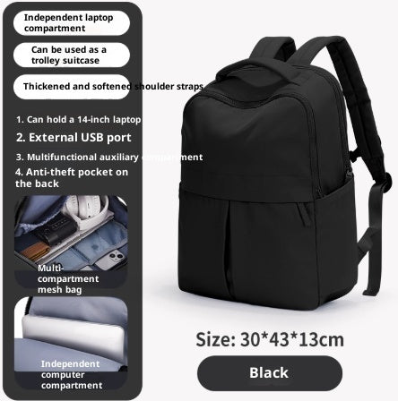 Sac à dos léger pour ordinateur portable pour femmes