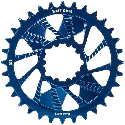 Wheels Manufacturing 32t Direct Mount Chainring - Bleu