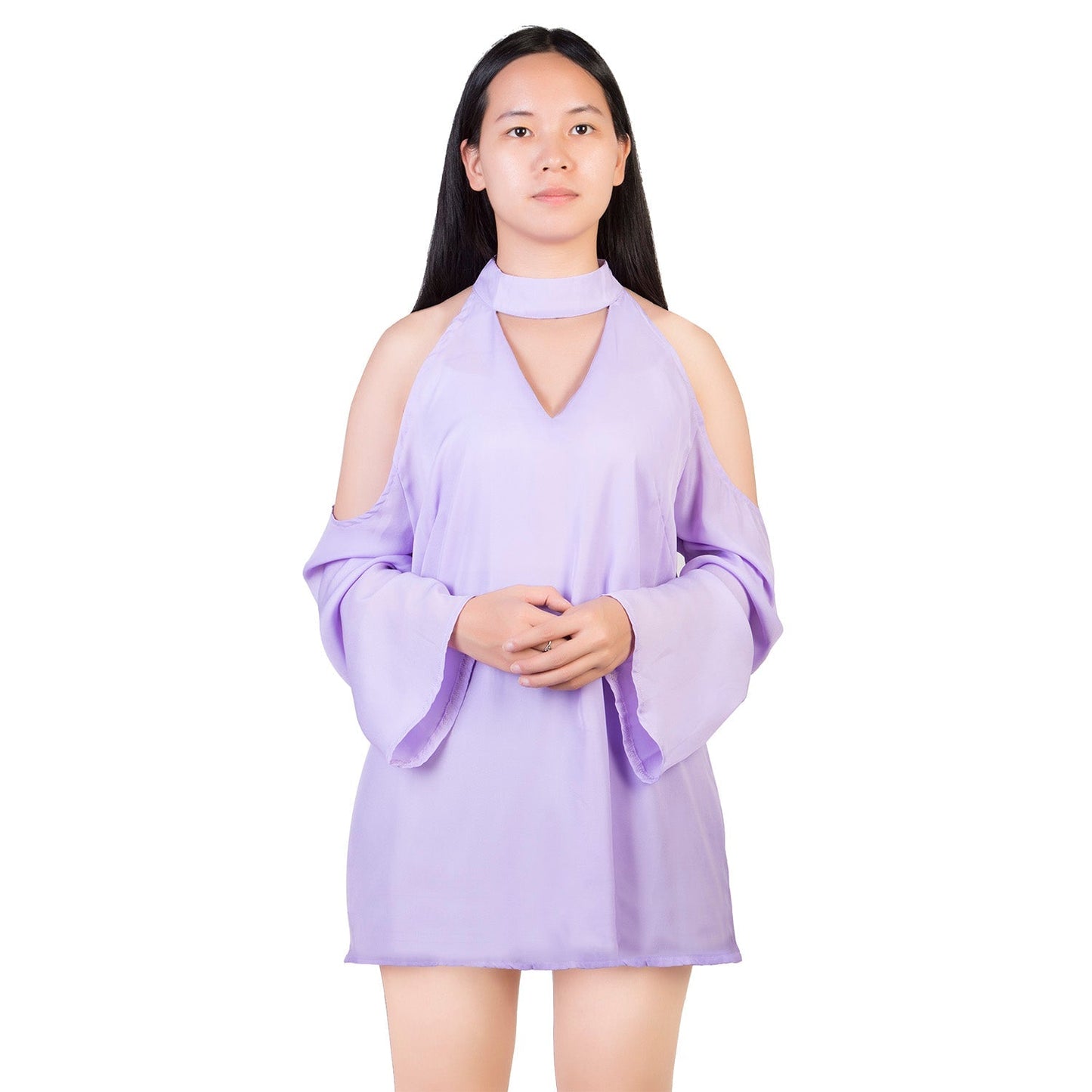 Women's Off The Shoulder V-Neck Blouse - Summer Style