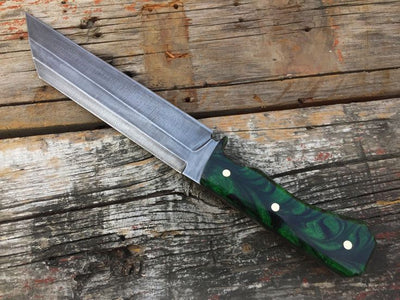 Handcrafted Viking Seax with Premium Leather Sheath - Korvel