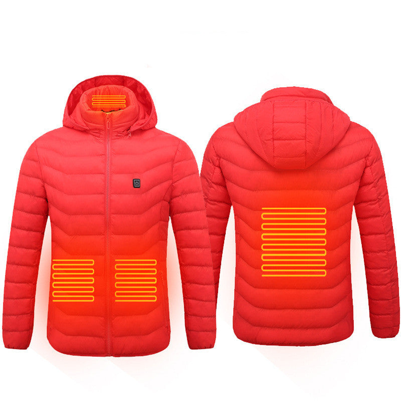 Veste Puffer Chauffante pour Homme avec Technologie de Chauffage Électrique