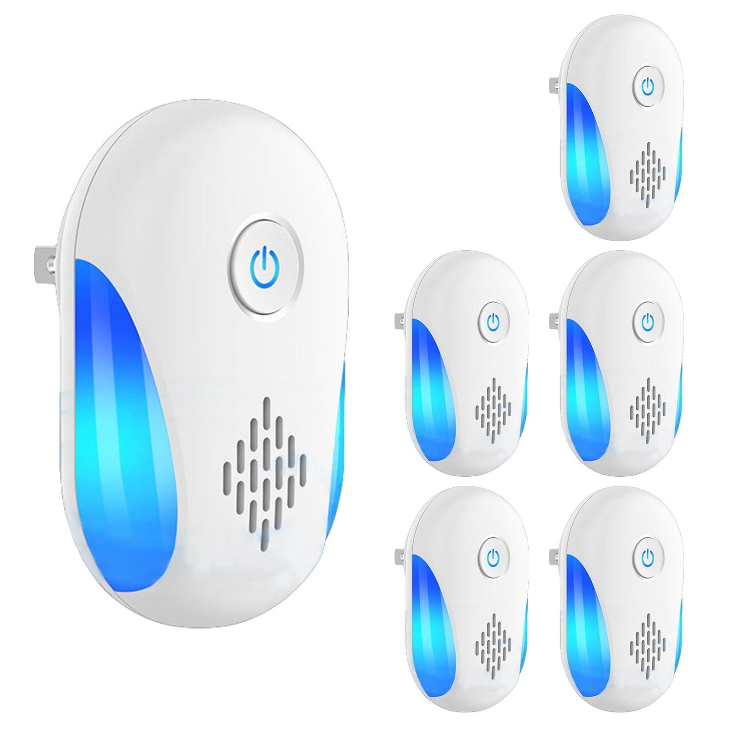 Pack de 6 répulsifs ultrasoniques pour le contrôle des nuisibles à l'intérieur
