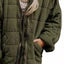 Plus Size Full Zip Quilted Bomber Jacket