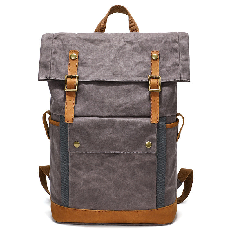 Premium Horse Leather Multifunctional Hiking Backpack