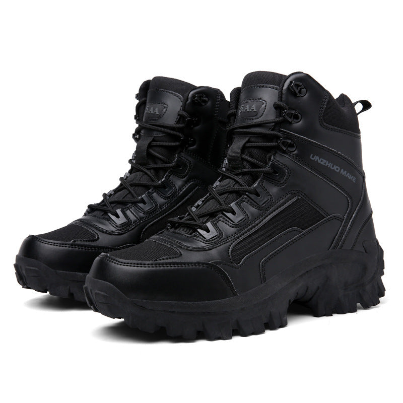 Bottes de combat montantes pour hommes pour les aventures en plein air