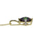 Pendentif en topaze traitée et diamant en or jaune 10KT