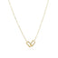 Collar de Rectángulos Interconectados de Oro Amarillo de 14k