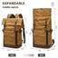 Premium Horse Leather Multifunctional Hiking Backpack