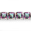 48.93 Carat Genuine Rainbow Quartz .925 Sterling Silver Bracelet